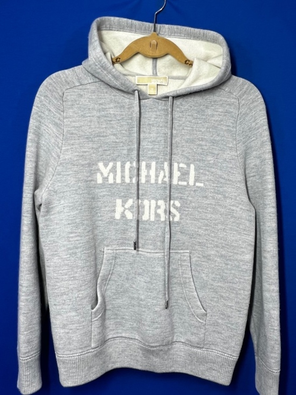 |•MICHAEL KORS•| Hooded Extra Fine Merino Wool Sweater Size Medium